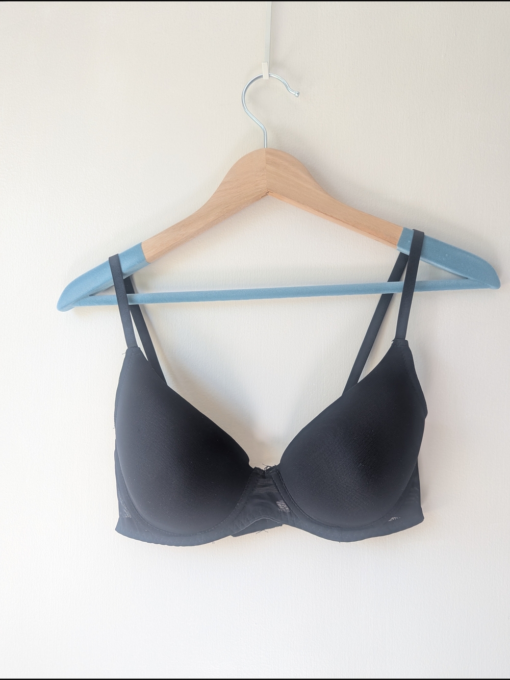 BCBGeneration Black Mesh Lined Bra